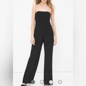 WHBM Black Strapless Jumpsuit size 2